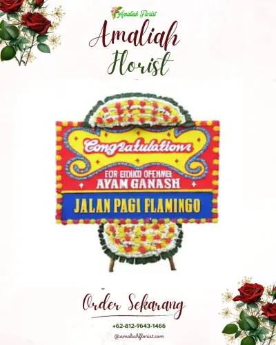Bunga Papan Congratulation di Tegal Parang